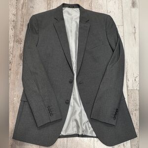 42L Men's JF J. Ferrar Classic Fit Blazer Gray 2 Button Stretch Fit Sport Coat